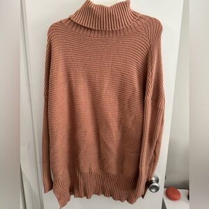 Long sleeve turtle neck sweater